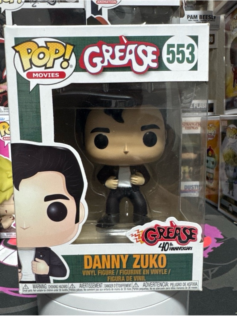 Grease Danny Zuko 553 Funko Pop!
